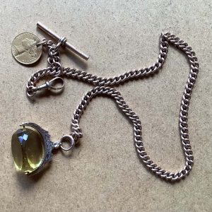 9  Carat Rose Gold Albert Chain